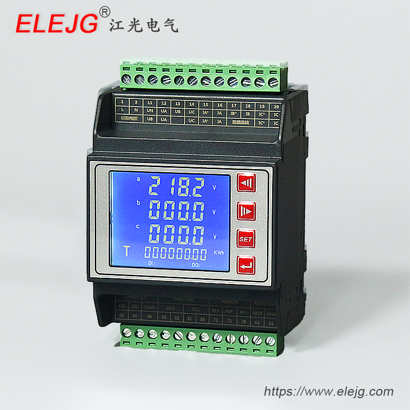 导轨式三相多功能谐波复费率表 DTS3845-F